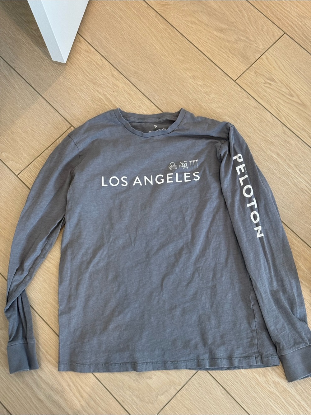 Peloton Charcoal Gray "Los Angeles" Long Sleeve Tee